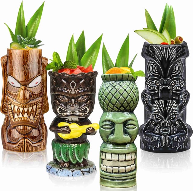 Imagen para el artículo: Vasos y jarras Tiki.