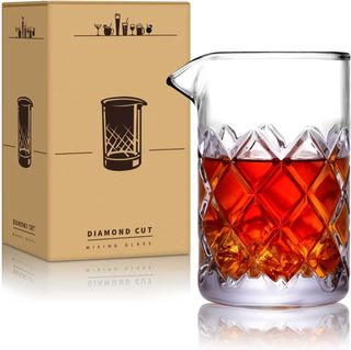 Ver en Amazon: Eligara Vaso Mezclador Cocteleria - [18 OZ] Vaso para Agitar Cócteles de Cristal, Fondo Pesado y Grueso