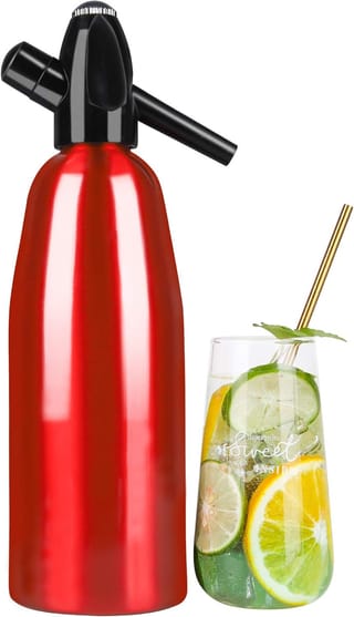 Ver en Amazon: LANGSHI Generador de Agua con Gas de Cristal de sifón de Soda