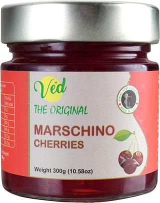 Ver en Amazon: Ved Gourmet Original Red Maraschino Cherries - Tarro de 300 g